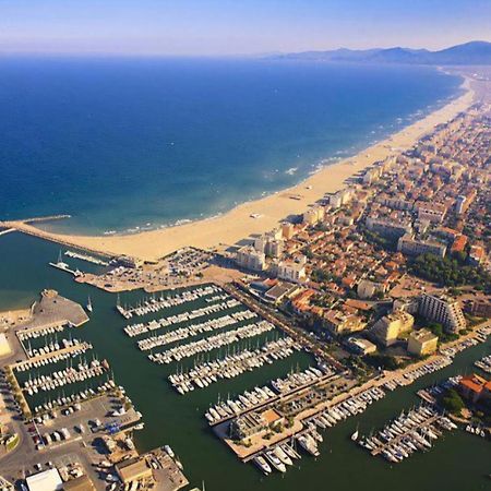 Studio Cozy En Bord De Plage Avec Vue Mer Et Wifi Canet Exterior foto