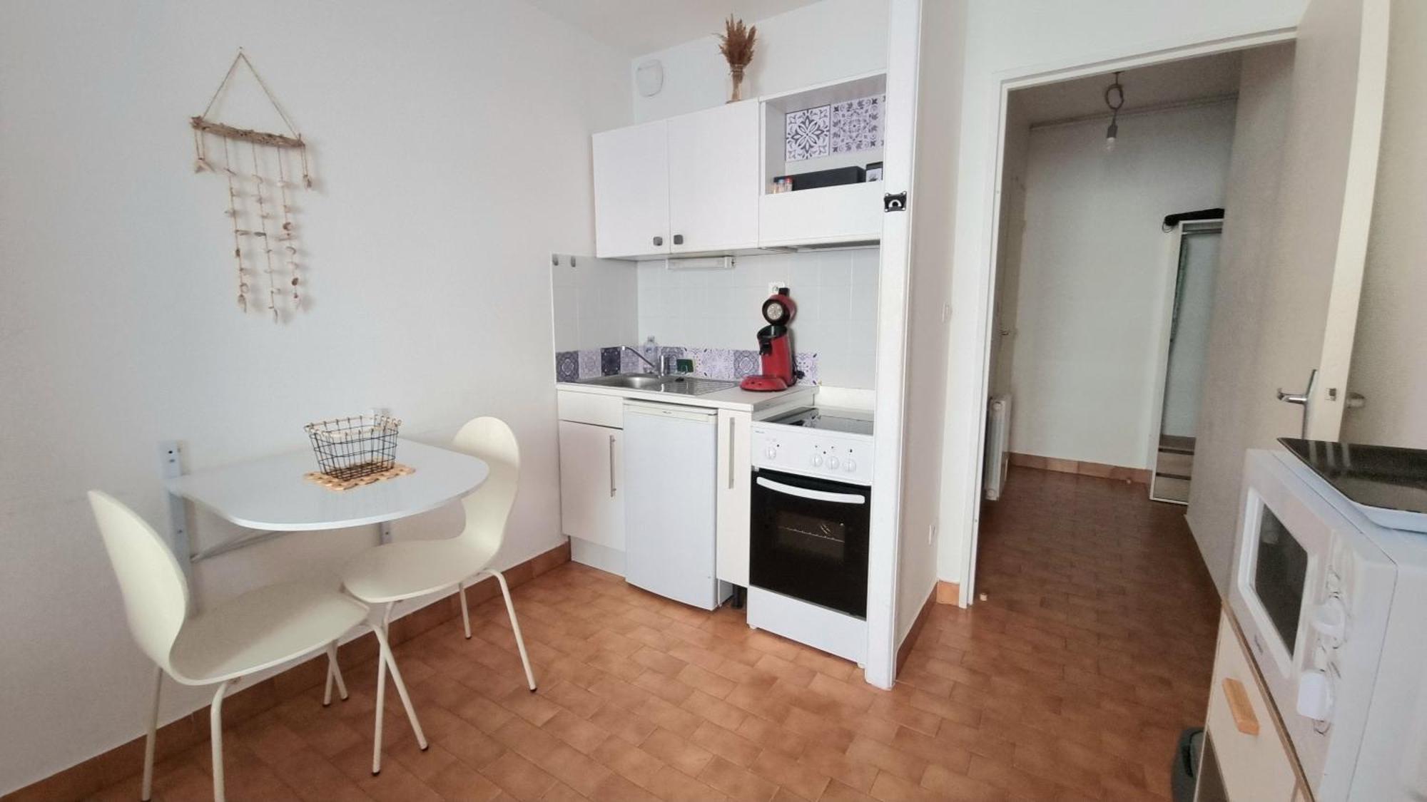 Studio Cozy En Bord De Plage Avec Vue Mer Et Wifi Canet Exterior foto